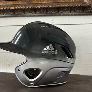 Adidas Black and Silver ClimaLite Helmet
